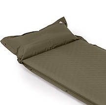 Самонадувний килимок з подушкою Naturehike CNK2300DZ014, 60 мм (Dark Green), фото 4