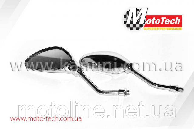 Дзеркала мото заднього огляду ZF001-21 10ММ Mototech, фото 1