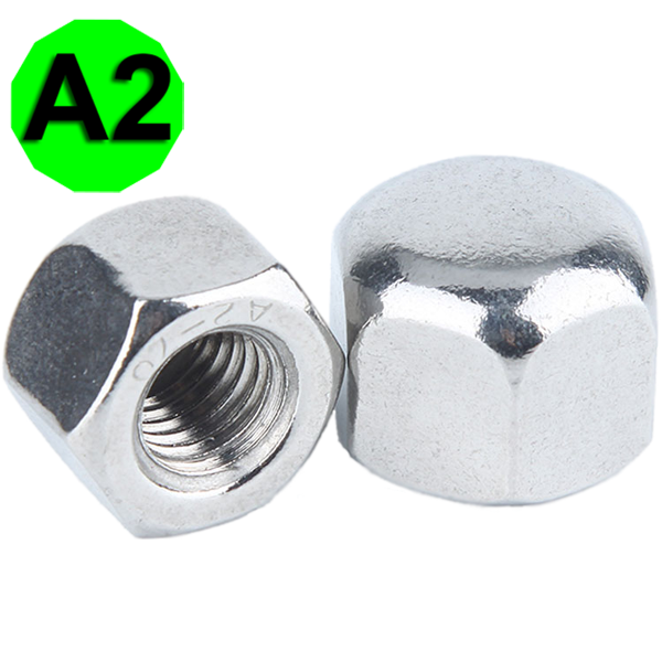 Гайка ковпачкова DIN 917, неіржавка сталь А2, М5, фото 1