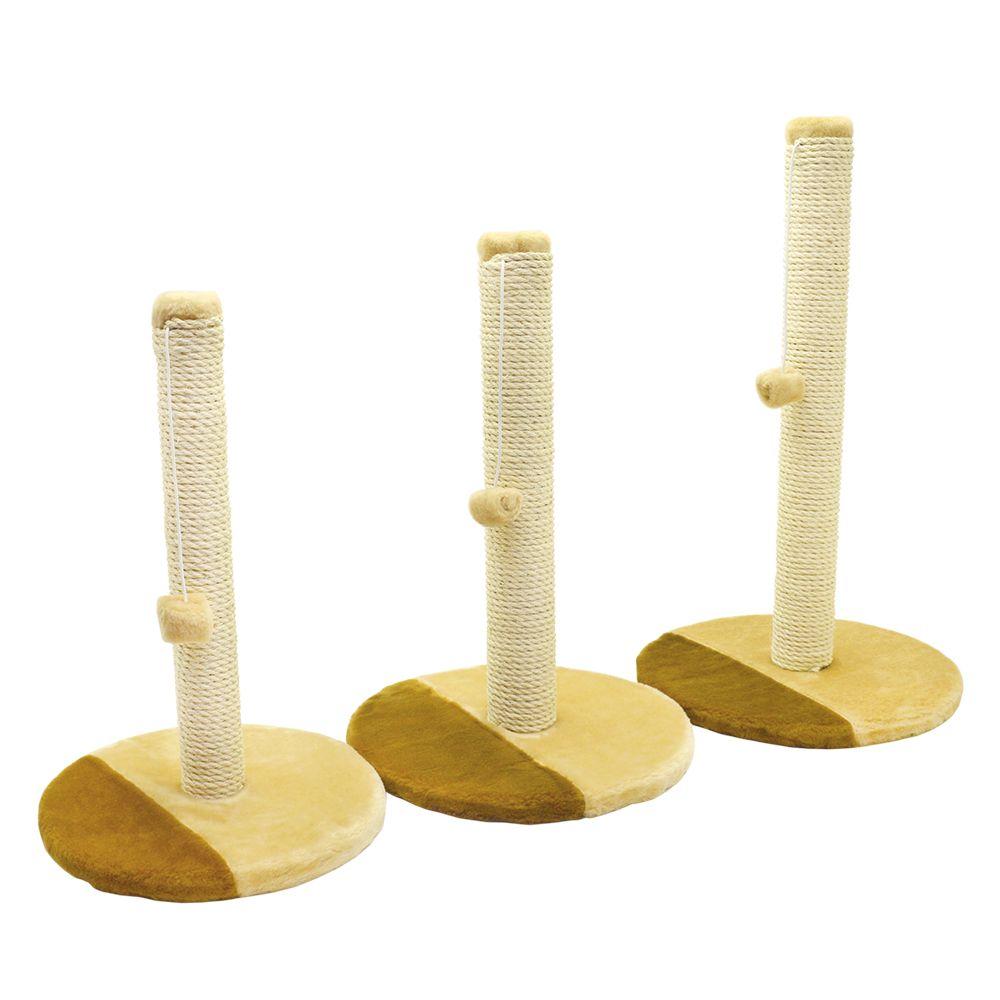 Кругла дряпка Лотос для кішок з підставкою (стовпчик - джут; 33 х 33 х 47 см), Лорі