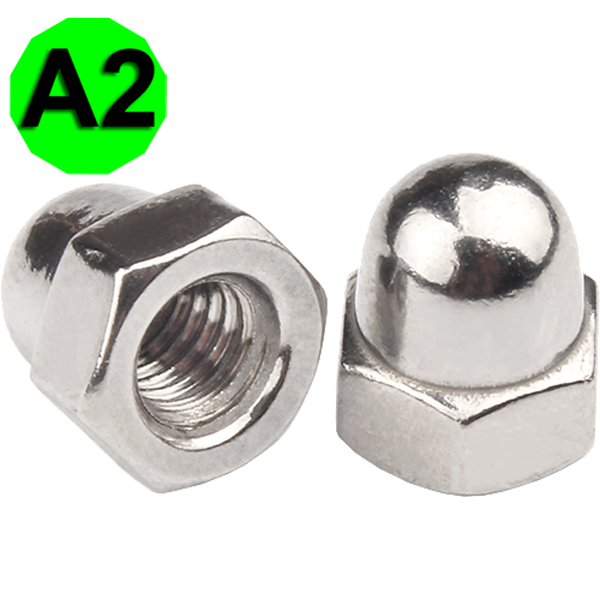 Гайка ковпачкова DIN 1587, неіржавка сталь А2, М22, фото 1
