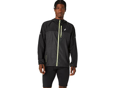Куртка для бігу чоловіча Asics FUJITRAIL PACKABLE JACKET 2011C991-001, фото 1