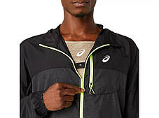 Куртка для бігу чоловіча Asics FUJITRAIL PACKABLE JACKET 2011C991-001, фото 4