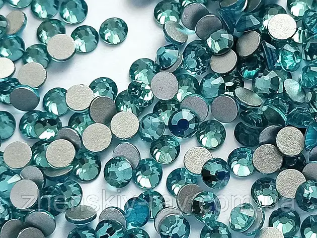 Камені Swarovski SS3 (1,3 мм) Aquamarine 1400 шт., фото 1