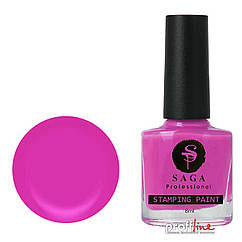 Лак-фарба для стемпінгу Saga Professional Stamping Paint №16 малиновий, 8 мл