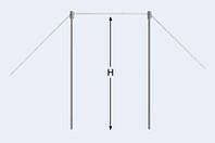 Леєр для сходинок, арт. 8142782, неіржавка сталь А2,