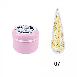 Гель для дизайну із сухоцвітами SAGA Professional Flower Fairy Gel #7, 5 мл