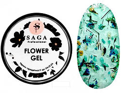 Гель для дизайну із сухоцвітами SAGA Professional Flower Fairy Gel #10, 5 мл