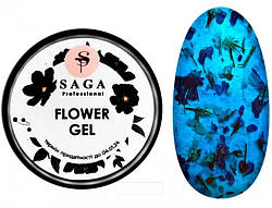 Гель для дизайну із сухоцвітами SAGA Professional Flower Fairy Gel #12, 5 мл