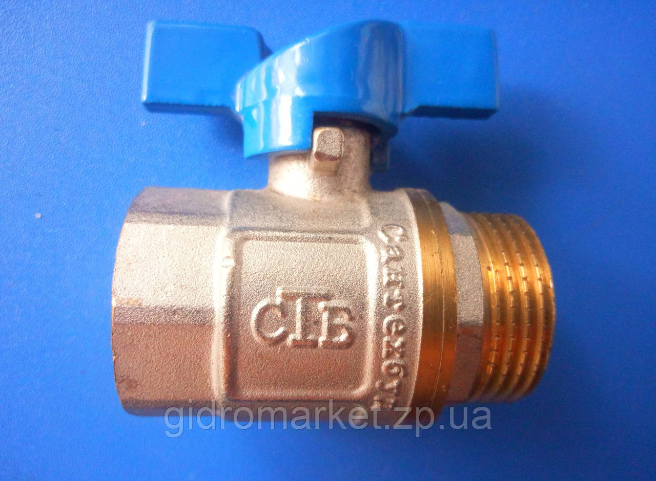 Кран кульовий 1" Н.В. PN25 СТБ