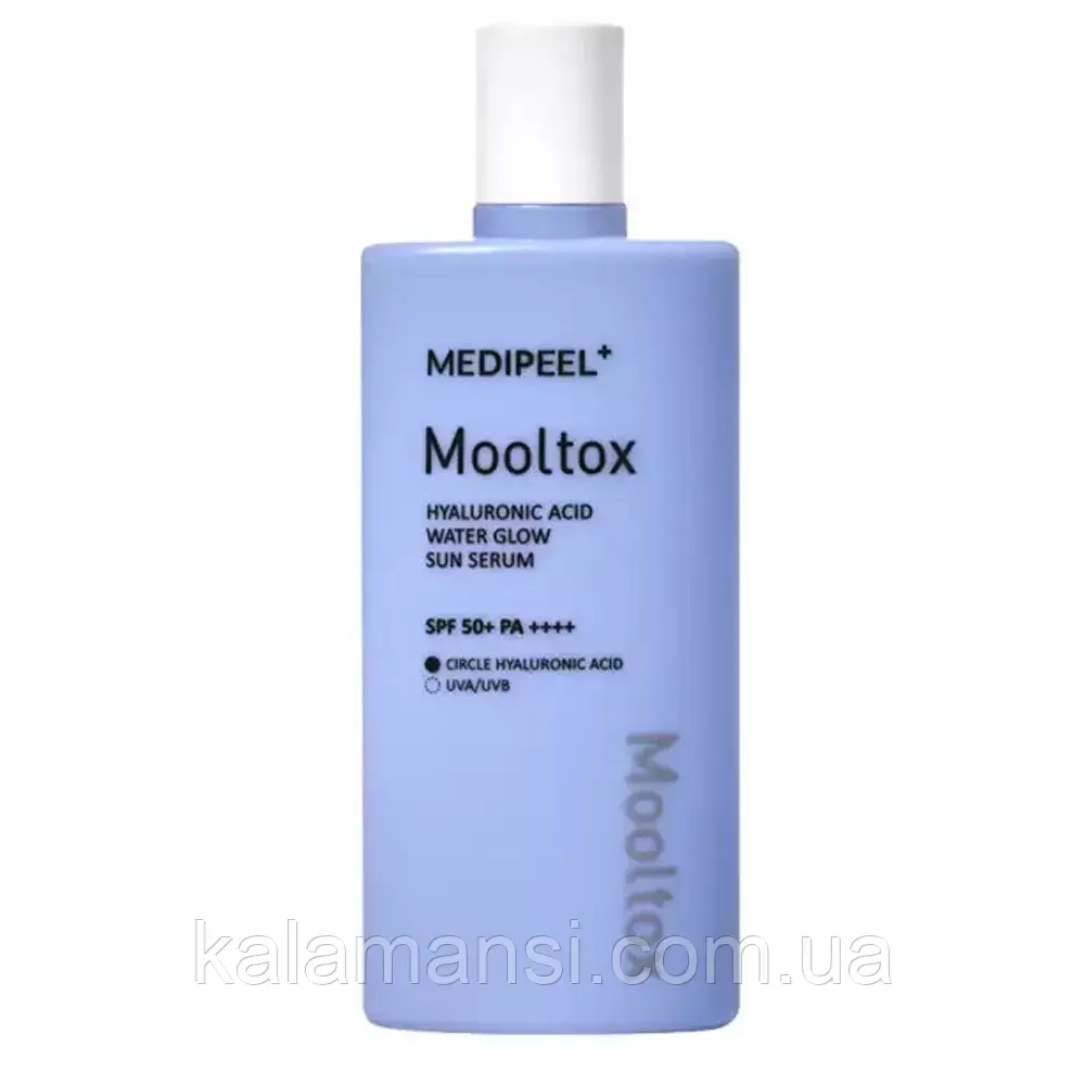Зволожуюча сонцезахисна сироватка для обличчя Medi-Peel Hyaluronic Acid Mooltox Water Glow Sun Serum 52мл