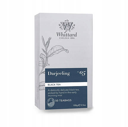 Чай чорний - Whittard - Darjeeling 50 шт., фото 1