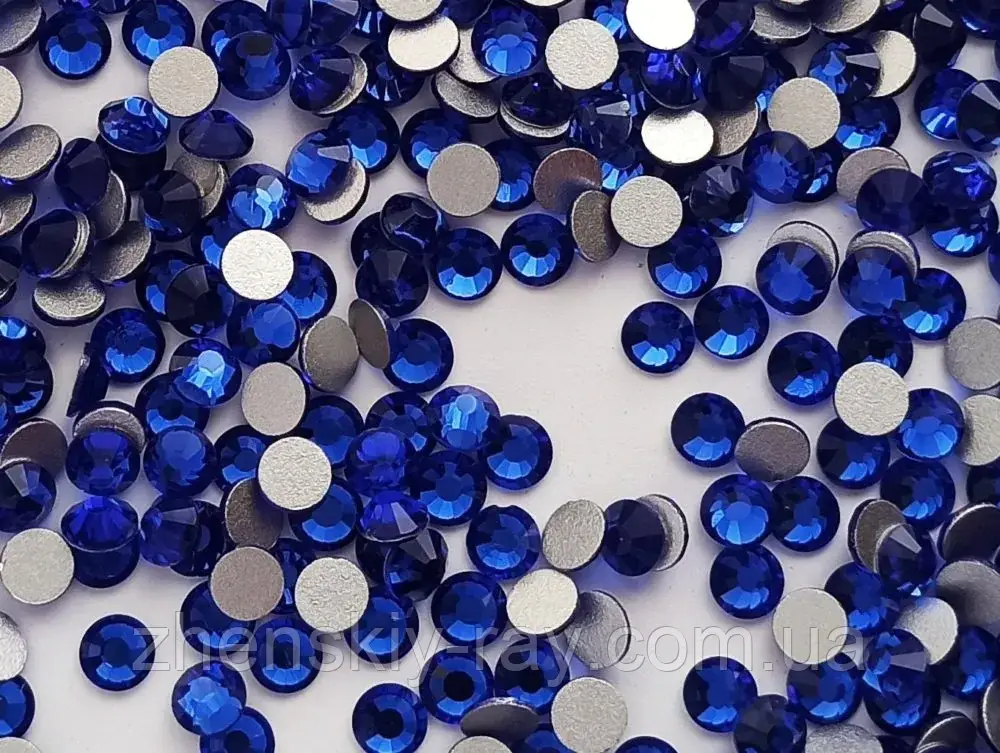 Камені Swarovski SS3 (1,3 мм) SAPPHIRE 1400шт