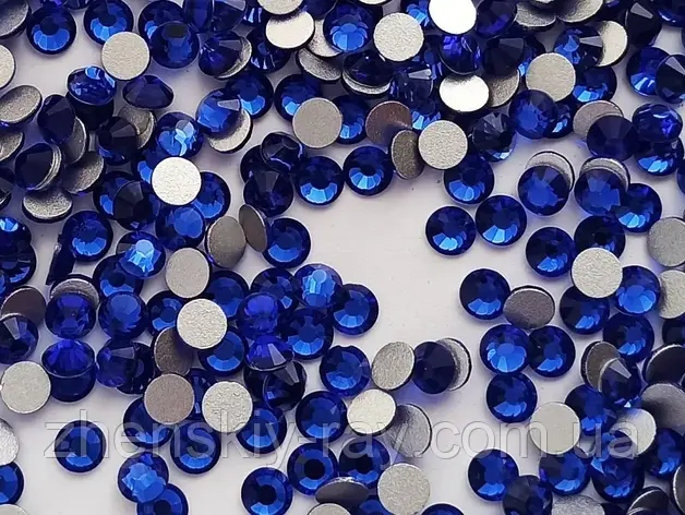 Камені Swarovski SS3 (1,3 мм) SAPPHIRE 1400шт, фото 1