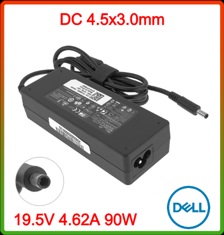 Блок живлення для ноутбука Dell 19.5 V 4.62 A 90W (DC 4.5*3.0) - фото 1 - id-p1229976393