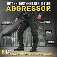 M-Tac брюки тактичні Aggressor Gen.II Flex Black, фото 3
