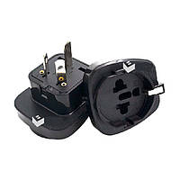 Адаптер перехідник з китайської розетки на європейську Plug CN to EU 10A 250V B