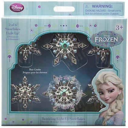 Набір шпильок прикрас Ельзи холодне серце Disney Frozen Elsa Twinkling Light-Up Snowflakes Hair Comb Set