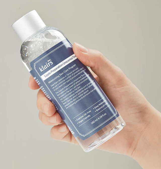 Смягчающий тонер для лица Dear Klairs Supple Preparation Unscented Toner