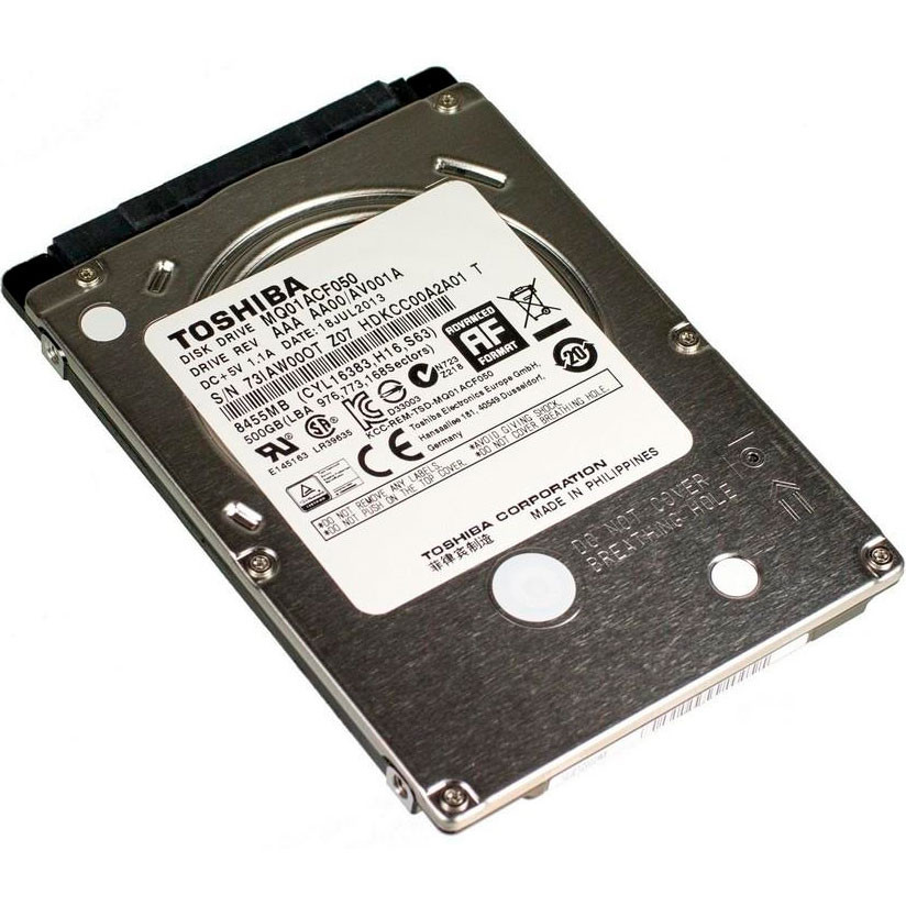 Жорсткий диск Toshiba 500Gb 7200rpm 16MB 6Gb/s (MQ01ACF050) 2.5" SATAIII БВ
