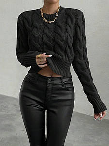 Светр AO403 Чорний Oversize S-L