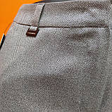 Брюки жіночі штани палаццо широкі прямі 44 сірі, фото 7