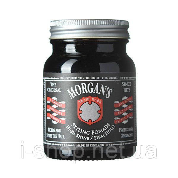 Помада для стилізації Morgan's Pomade High Shine/Firm Hold 100g [Black label]