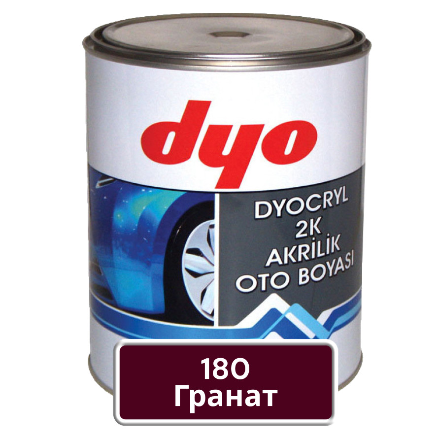 180 Гранат Акрилова авто фарба DYO 1 л (без затвердника), фото 1