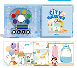 Альбом для малювання пальцями Міська мандрівка, фото 3