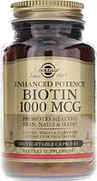 Вітамін В7 Solgar Biotin 1000 мкг 100 рос капс