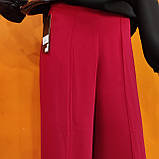Брюки жіночі легкі палаццо широкі 42 червоні, фото 8