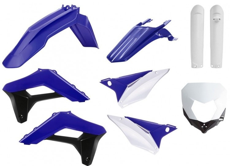 Мотопластик Polisport Enduro kit - Sherco (17-) синій/чорний, Sherco
