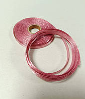 Атласна стрічка 0,6см 23 метри Пудровий