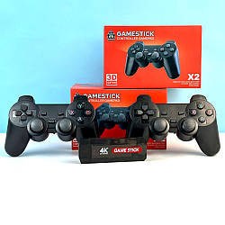 Портативна ігрова консоль для TV Game TV Stick Q8 |64Gb, 4K, HDMI| + 2 безпровідні джойстики Чорний 49766