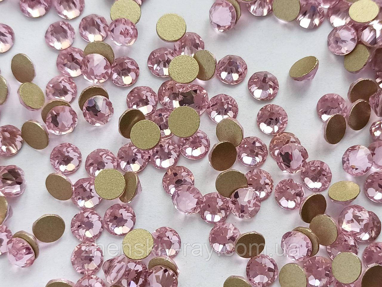 Камни Swarovski SS3 LIGHT ROSE  1400 шт