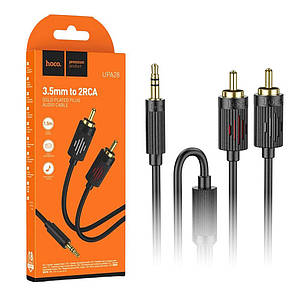 Аудіо-кабель 3.5mm to 2RCA Hoco UPA28 (1.5м)
