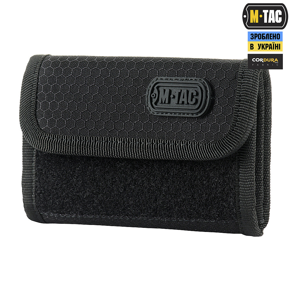 M-Tac гаманець з липучкою Elite Gen.II Hex Black