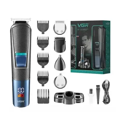 Тример для домашнього використання VGR Grooming Kit 10in1 (V-108)
