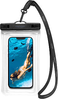 Водонепроникний чохол Spigen універсальний (1шт) Aqua Shield Waterproof А610, Clear (AMP04530)