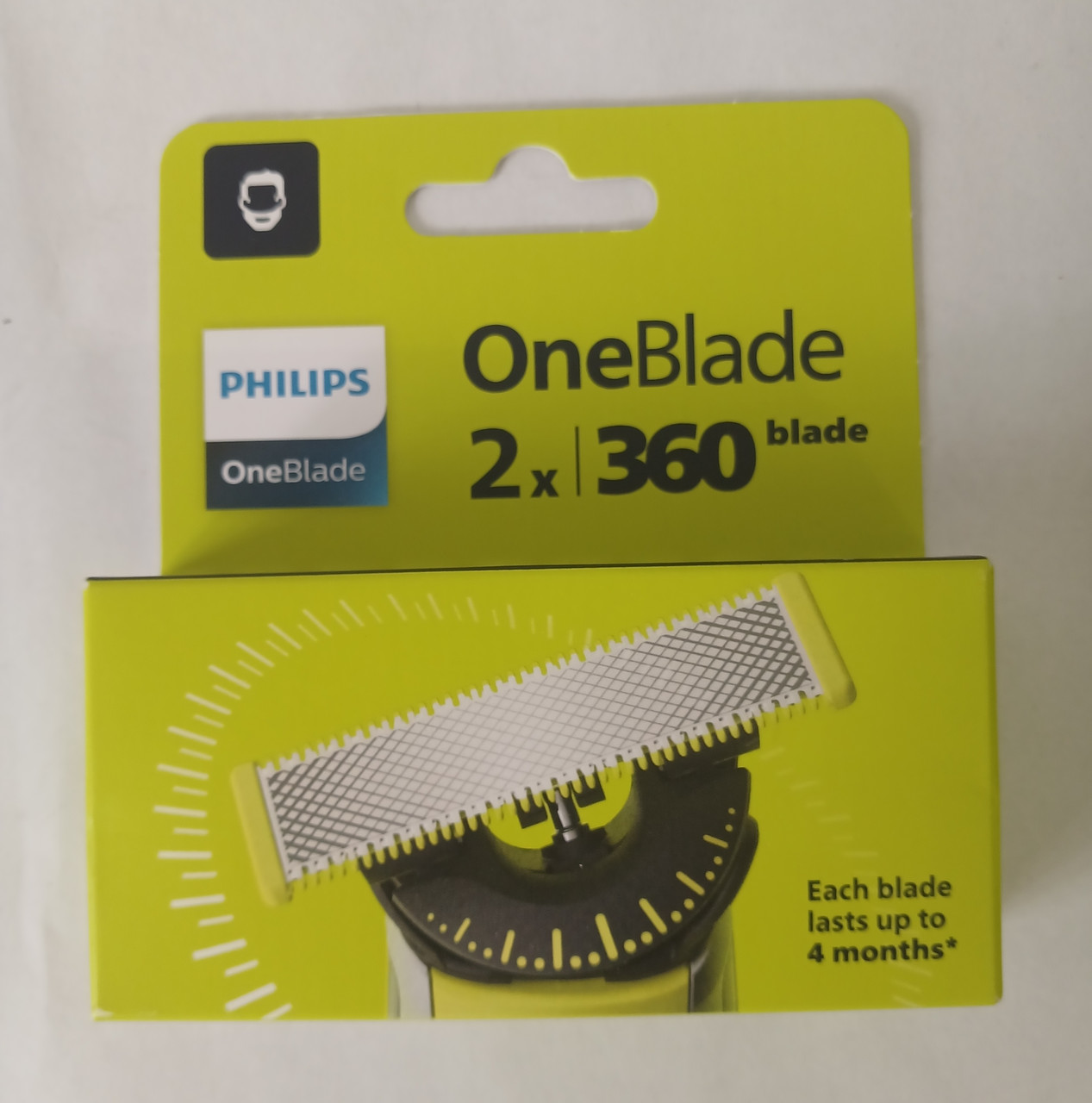 Касета для гоління чоловіча Philips OneBlade 360 2 шт.