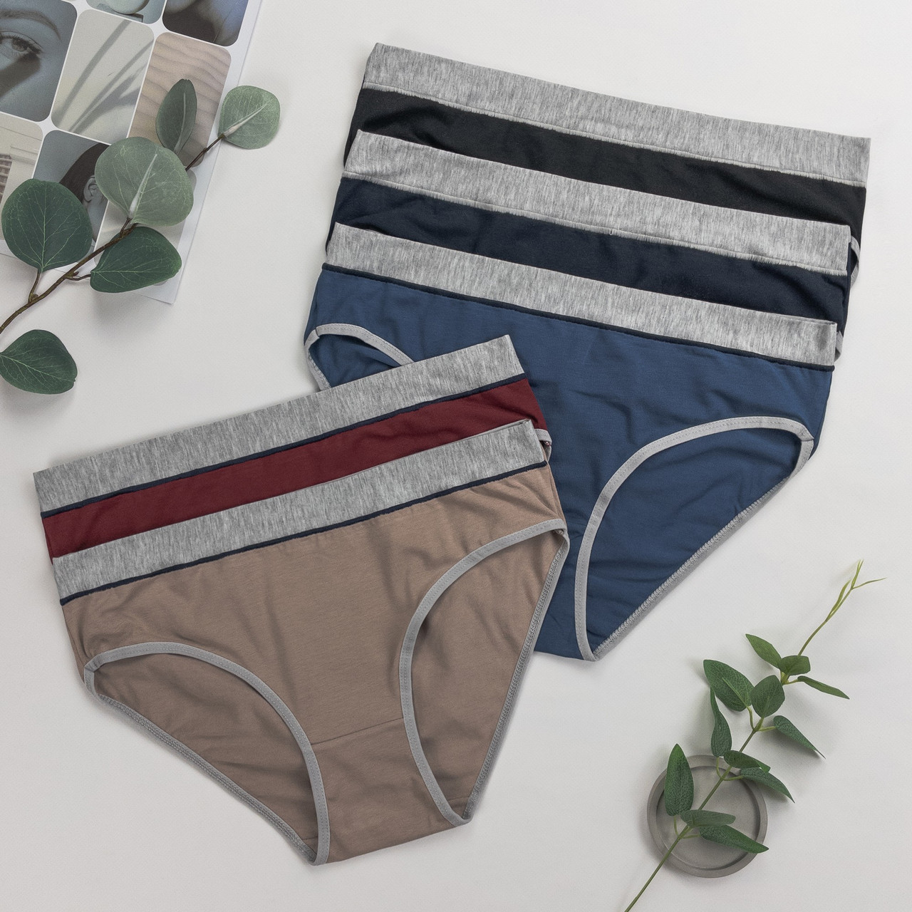 Труси сліпи жіночі Nicoletta Туреччина батал 2XL, 3XL, 4XL | 5 шт., фото 1