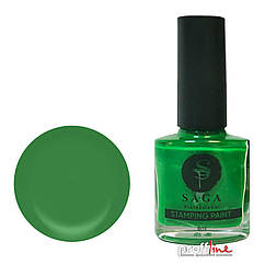 Лак-фарба для стемпінгу Saga Professional Stamping Paint №07 зелений, 8 мл