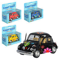 Металлическая машинка Kinsfun KT4026W 1967 Volkswagen Classical Beetle