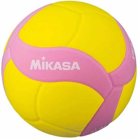 Волейбольний м'яч Mikasa VS160W Pink Soft Kids Рожевий (розмір 4, полегшений до 12 років),