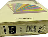 Папір кольоровий Pale жовтий 500 л. А4 80 г/м² Mondi YE 23, фото 4
