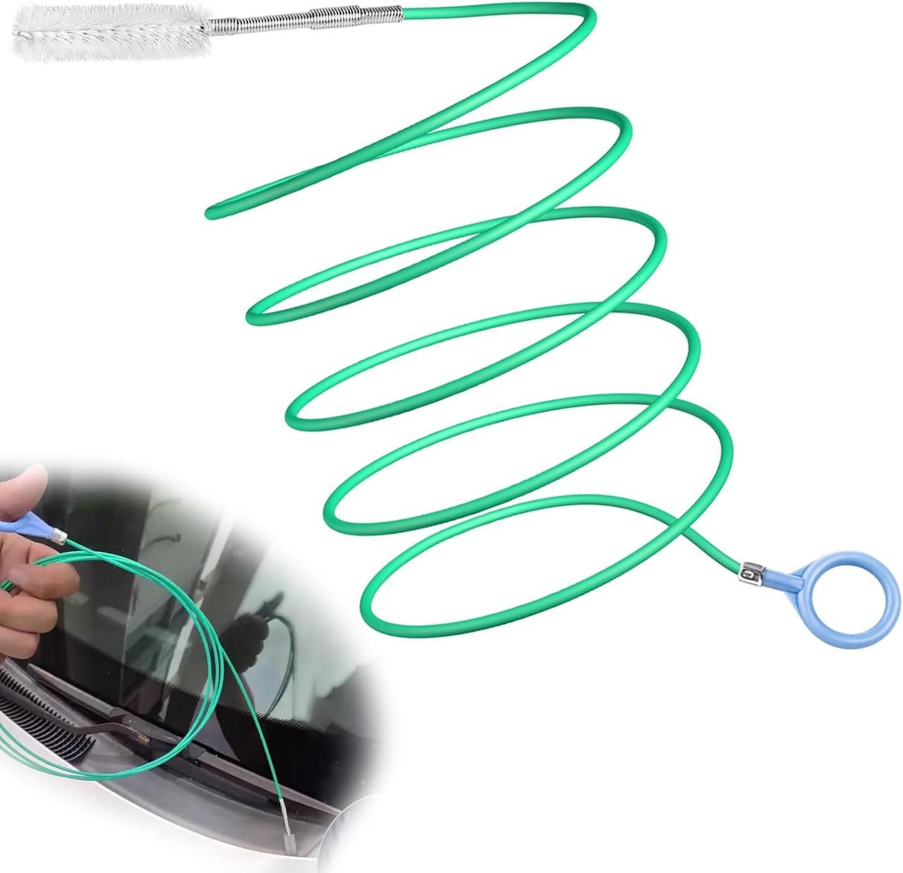 Інструмент трос для очистки дренажу Flexible Tube Brush 5 метрів, фото 1