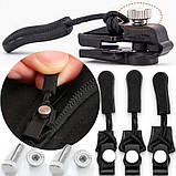 Набір для миттєвого ремонту блискавки Zipper Puller Repair 3 штуки в комплекті, фото 2