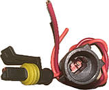 Роз'єм у зборі на 1 контакт із дротами (тато +мама) герметичний вологозахищений, фото 3