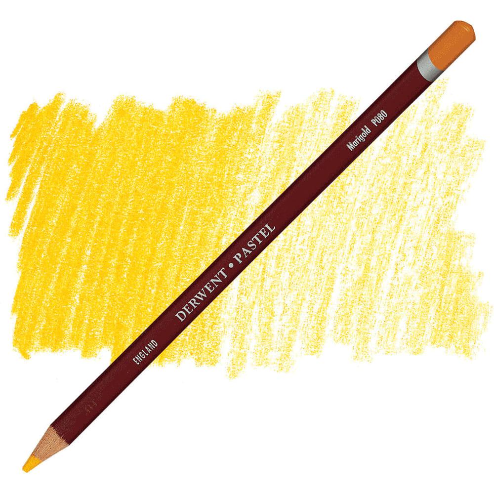 Олівець пастельний Derwent Pastel Pencils м'який для професіоналів D-2300***_золотисто-жовтогарячий (P080), фото 1