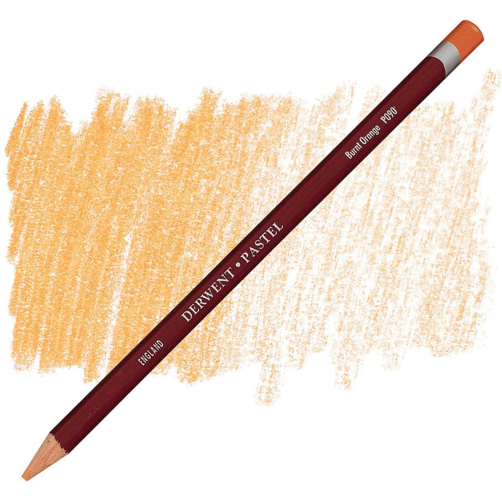Олівець пастельний Derwent Pastel Pencils м'який для професіоналів D-2300**_жовтогарячий жжевий (P090), фото 1